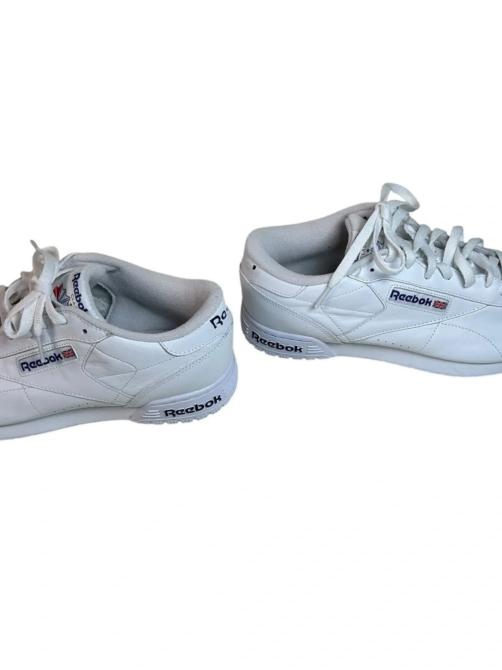 Reebok Men’s Classic White Leather Sneakers Minimalist Normcore Casual